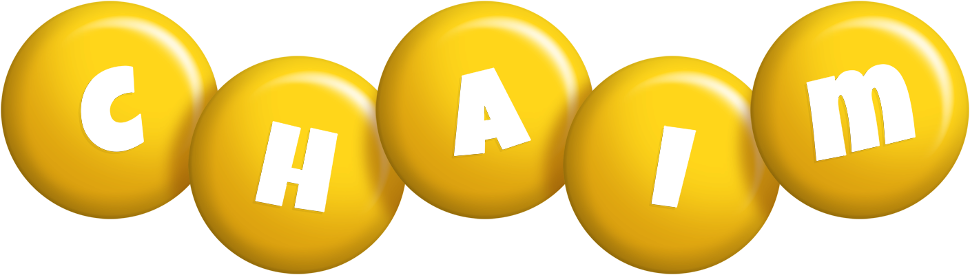 Chaim candy-yellow logo