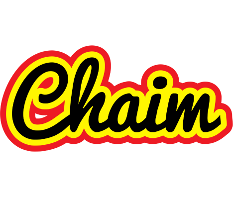 Chaim flaming logo