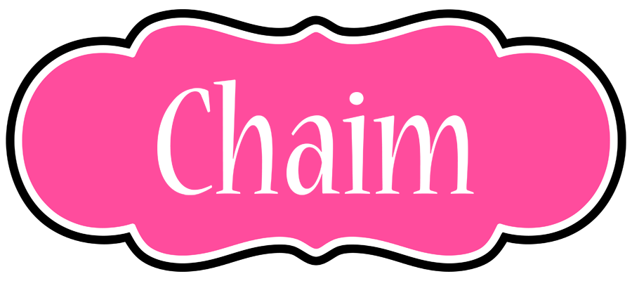 Chaim invitation logo