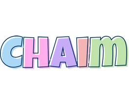 Chaim pastel logo