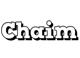 Chaim snowing logo