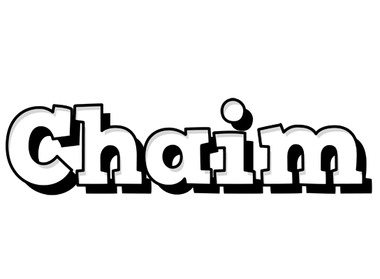 Chaim snowing logo