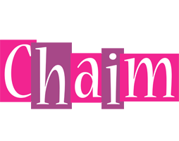 Chaim whine logo