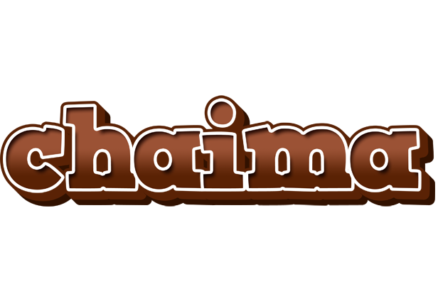 Chaima brownie logo