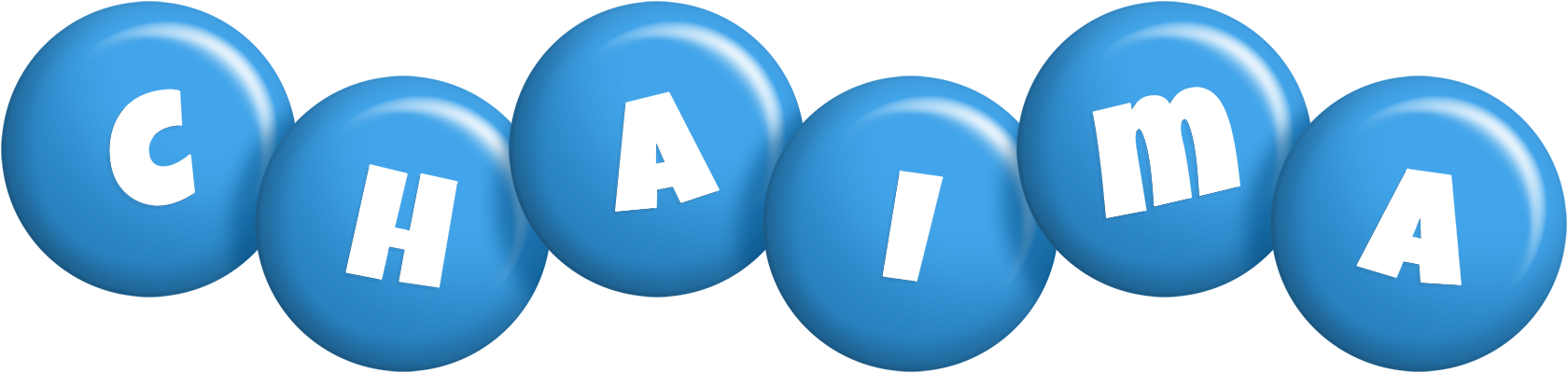 Chaima candy-blue logo