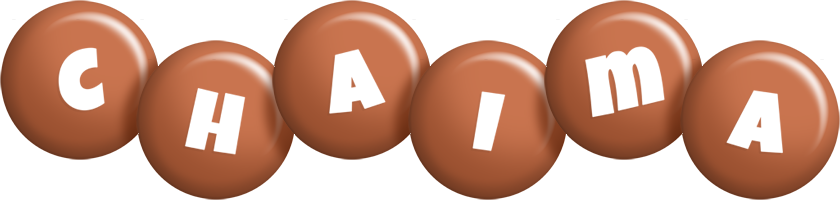 Chaima candy-brown logo