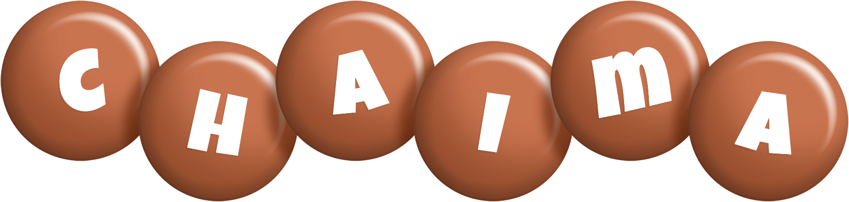 Chaima candy-brown logo