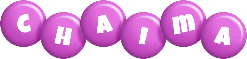Chaima candy-purple logo