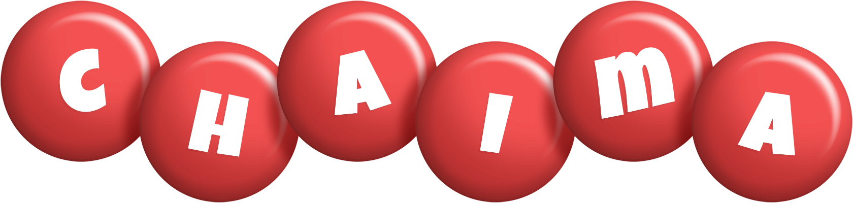 Chaima candy-red logo