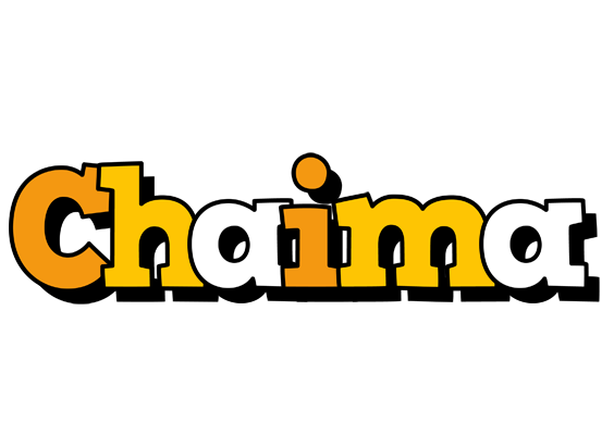 Chaima cartoon logo