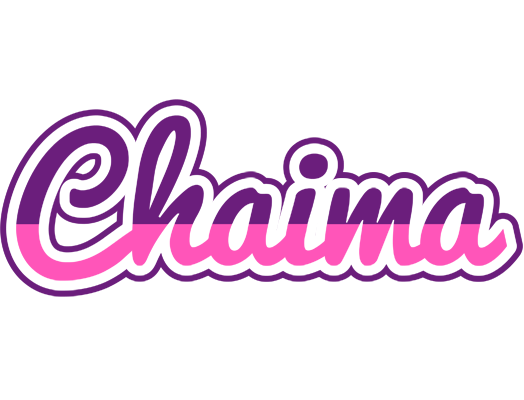Chaima cheerful logo