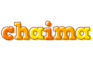 Chaima desert logo