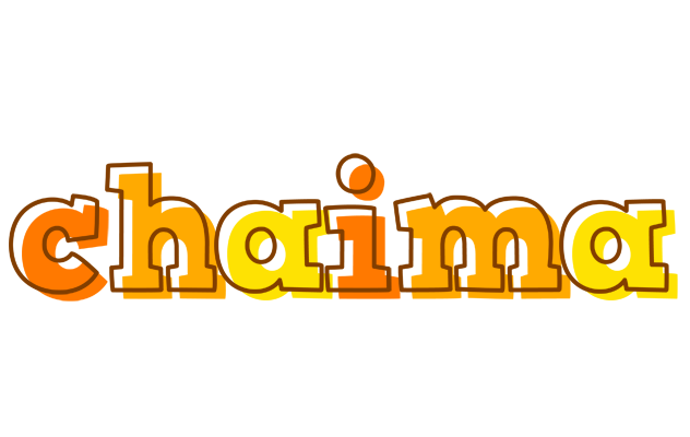 Chaima desert logo