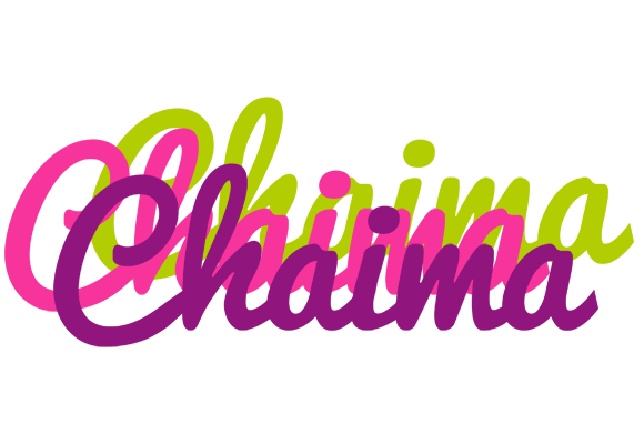 Chaima flowers logo