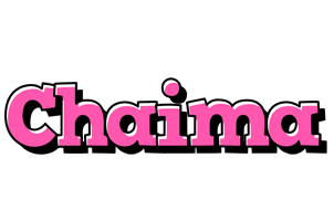 Chaima girlish logo