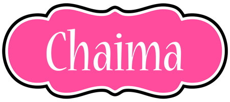 Chaima invitation logo