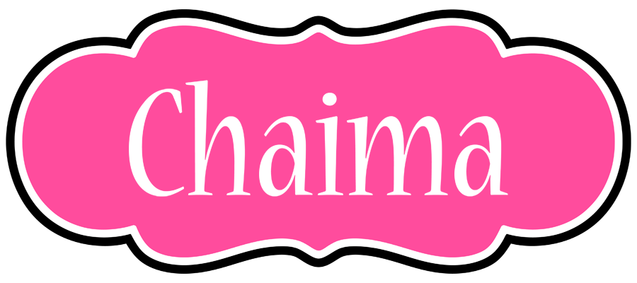 Chaima invitation logo