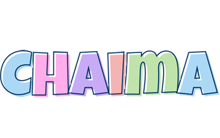 Chaima pastel logo
