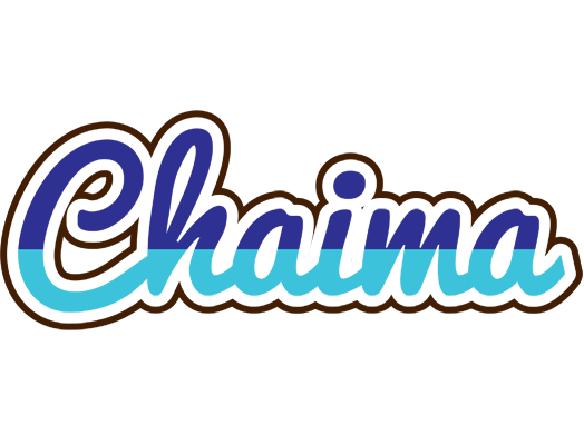 Chaima raining logo