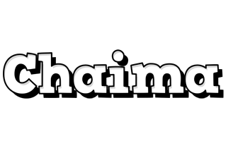 Chaima snowing logo