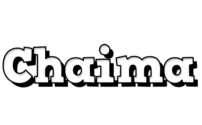 Chaima snowing logo