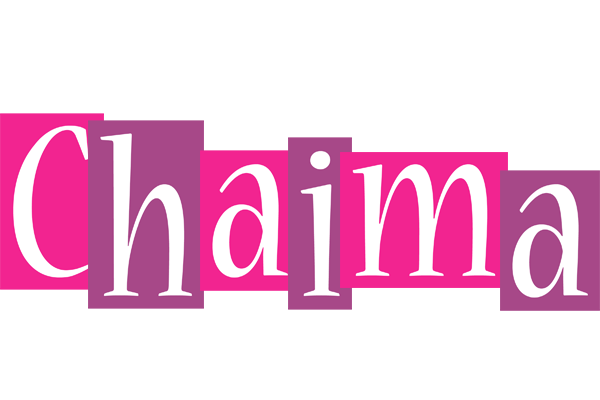 Chaima whine logo