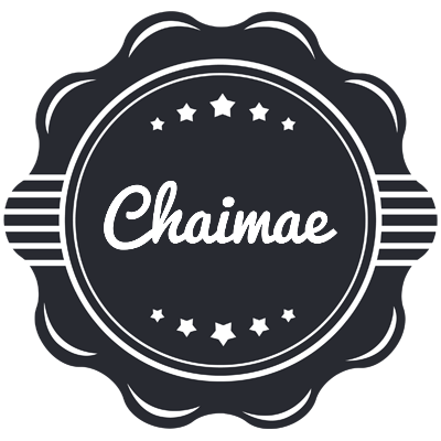 Chaimae badge logo