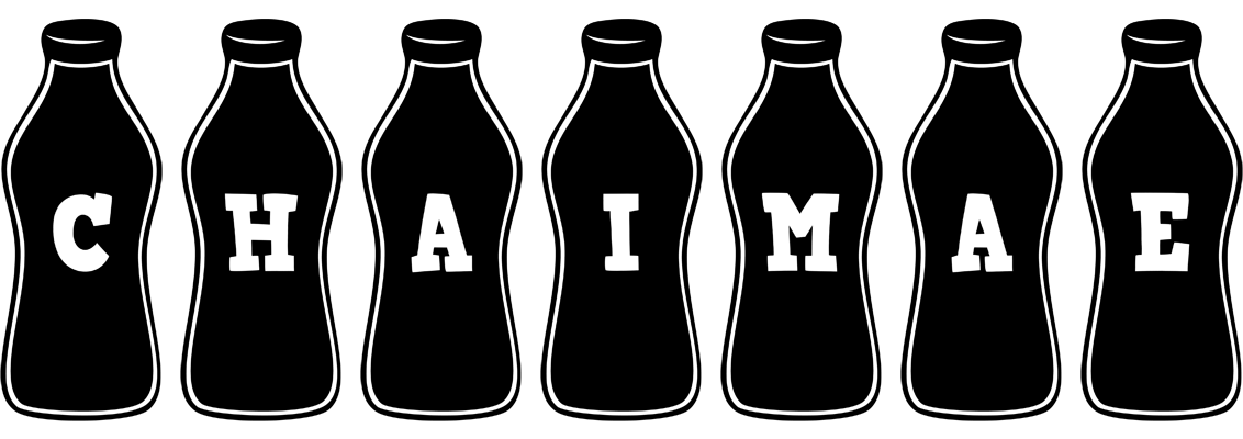 Chaimae bottle logo