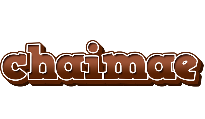 Chaimae brownie logo