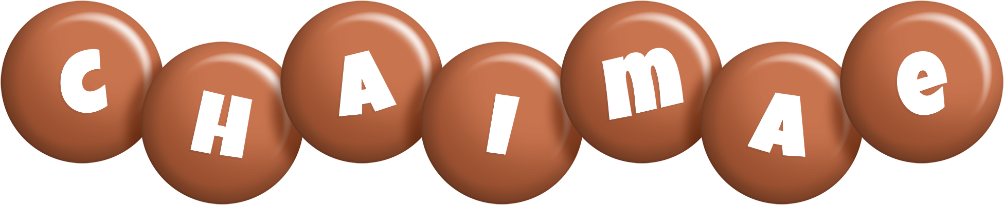 Chaimae candy-brown logo