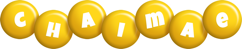Chaimae candy-yellow logo