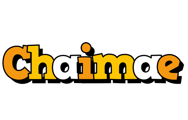Chaimae cartoon logo