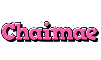 Chaimae girlish logo