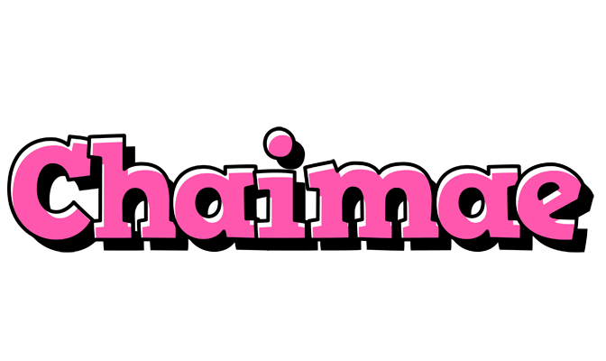 Chaimae girlish logo