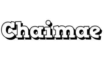 Chaimae snowing logo