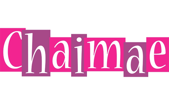 Chaimae whine logo