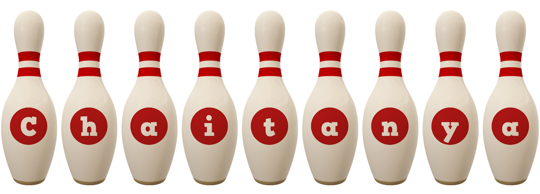 Chaitanya bowling-pin logo
