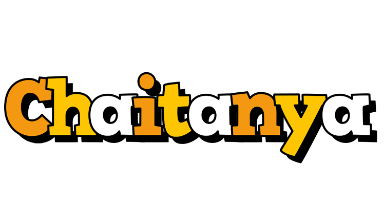 Chaitanya cartoon logo