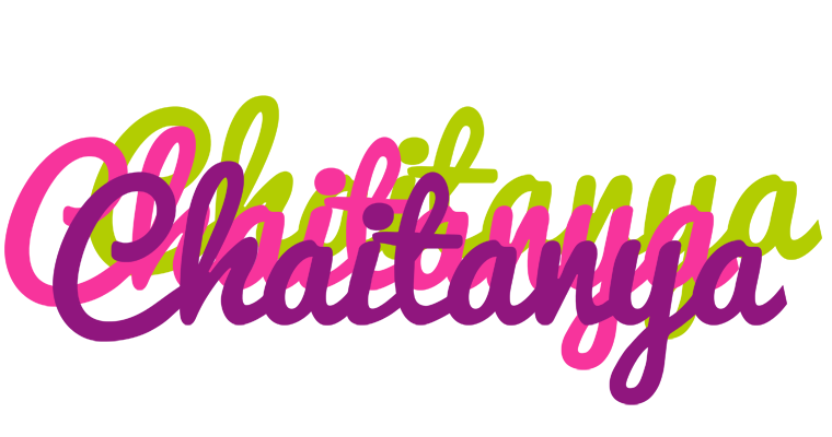 Chaitanya flowers logo