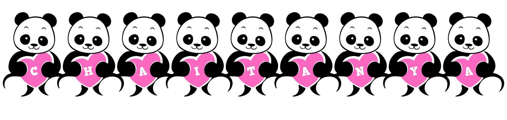 Chaitanya love-panda logo