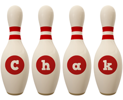 Chak bowling-pin logo