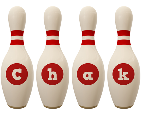 Chak bowling-pin logo