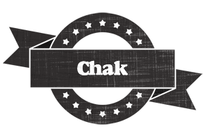 Chak grunge logo