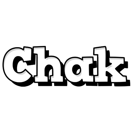 Chak snowing logo