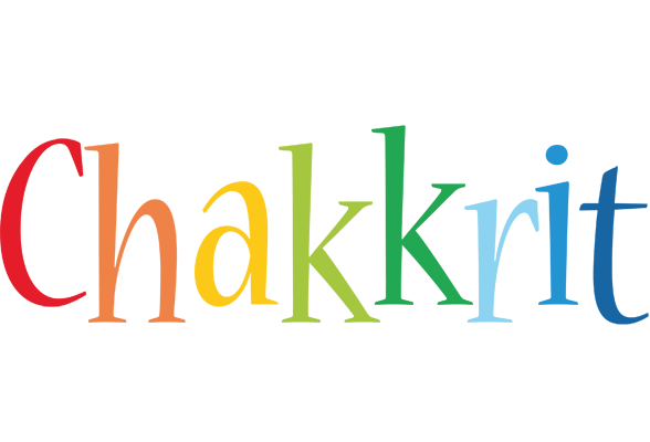 Chakkrit birthday logo