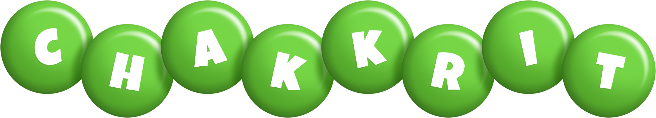 Chakkrit candy-green logo
