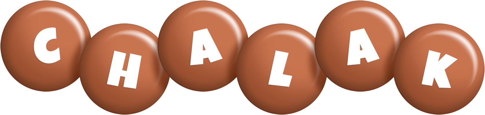 Chalak candy-brown logo