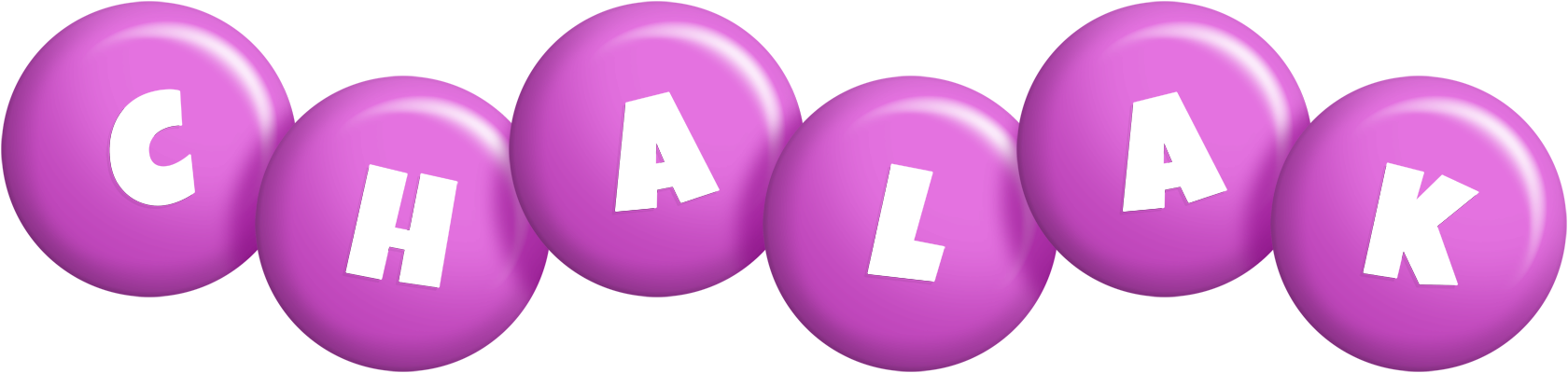 Chalak candy-purple logo