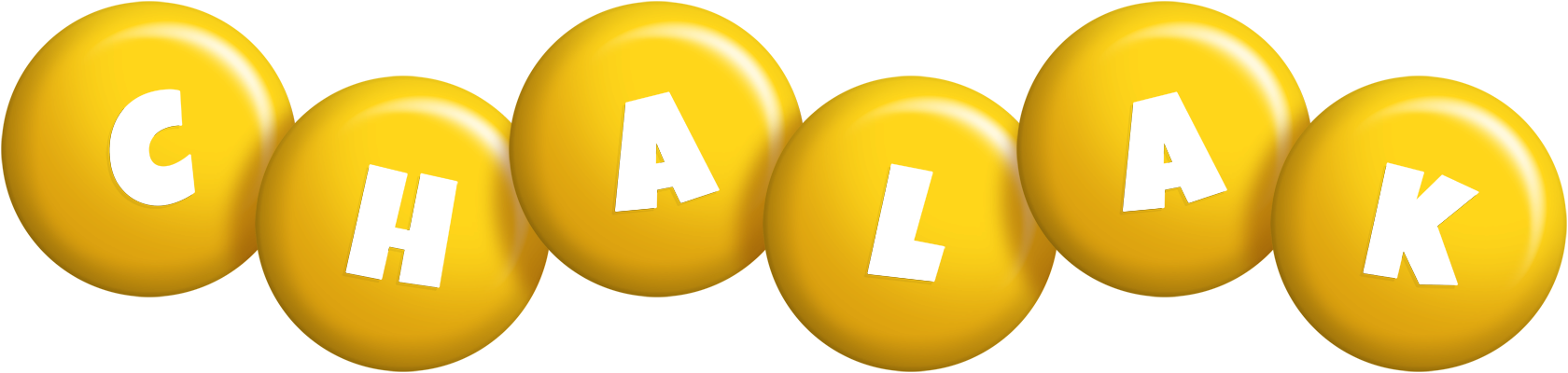 Chalak candy-yellow logo