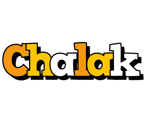 Chalak cartoon logo